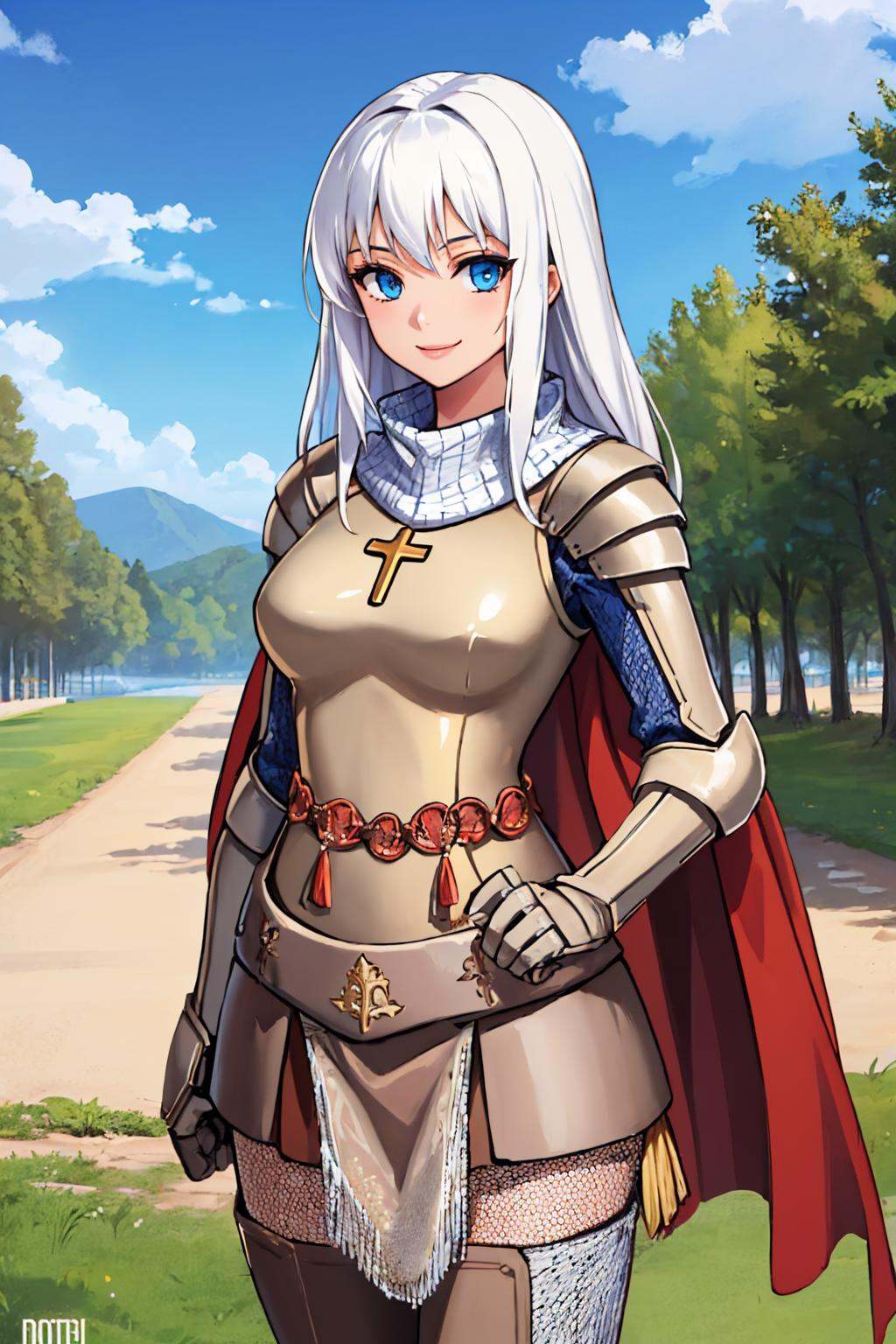 solo,  1girl,  smile on Tensor.Art