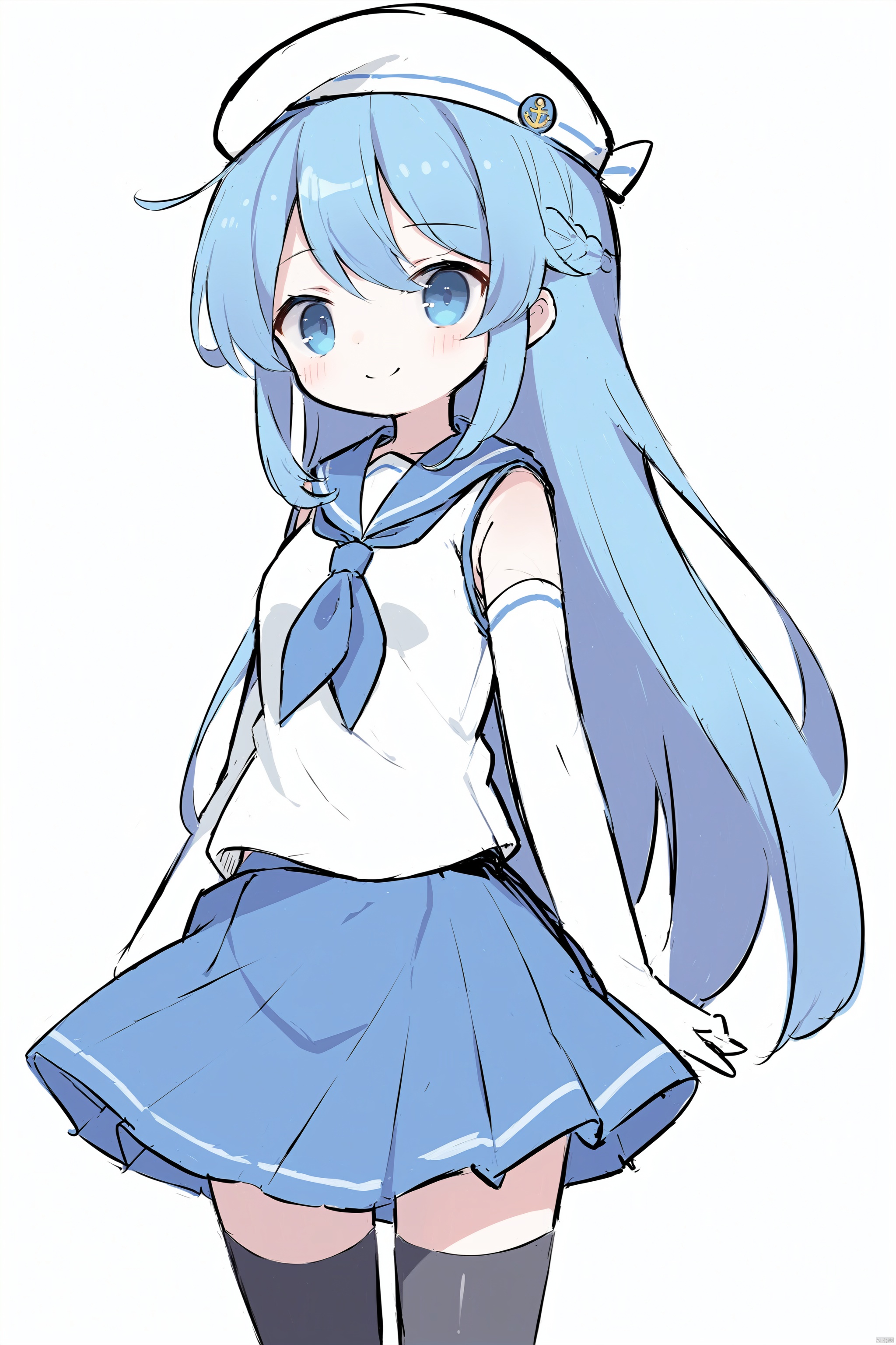 1girl,  bangs,  black_legwear on Tensor.Art
