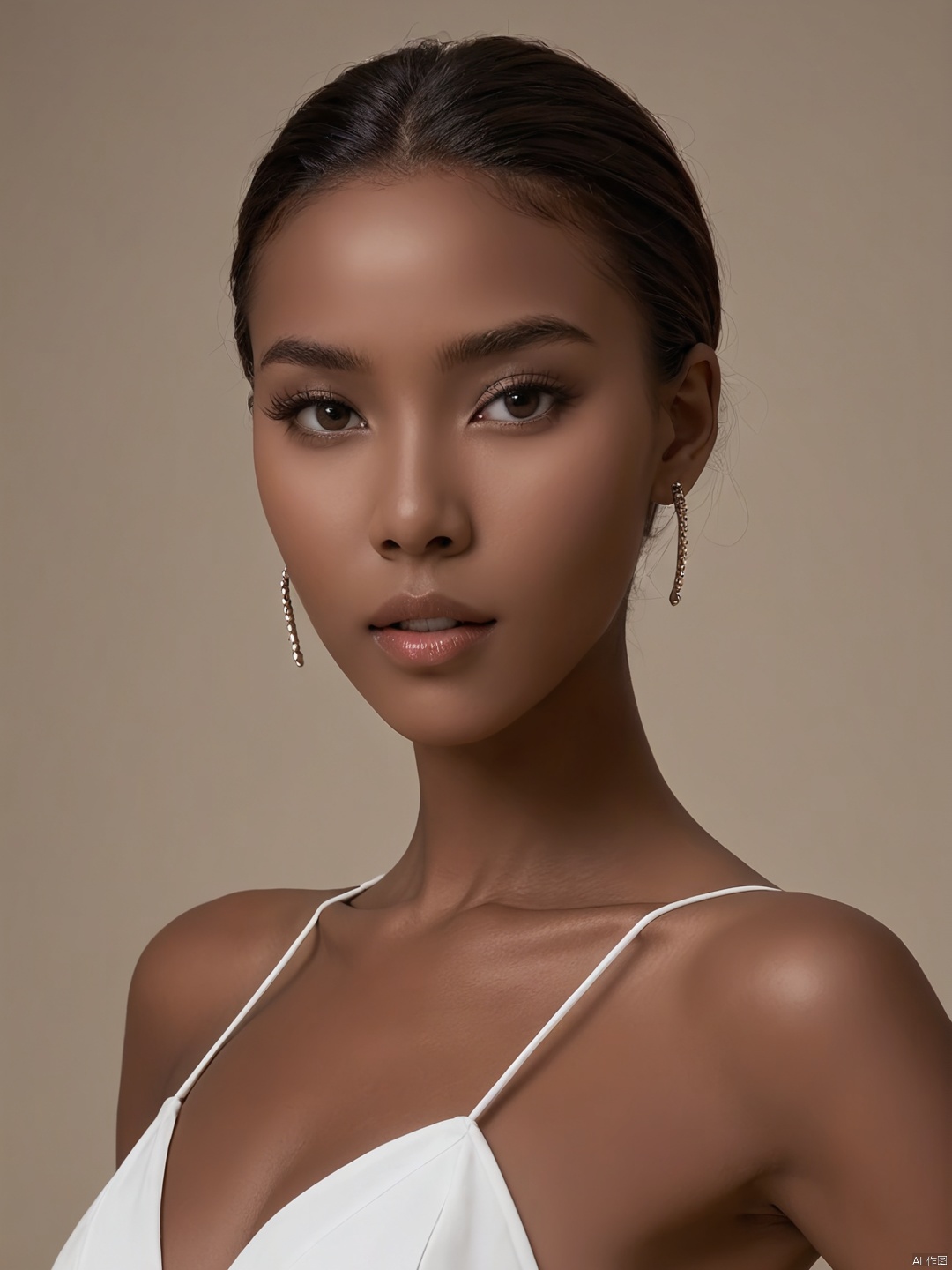 hubgmodel,1girl, Extremely beautiful girl, dark skin, 

analog photograph, professional fashion photoshoot, hyper realistic, masterpiece, hubgmodel