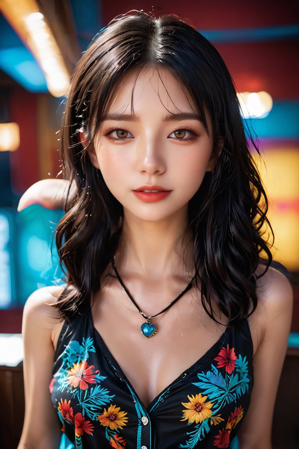 Create A Minimalist Image Of A Beautiful Young Woman,  21yo,  Azure Eyes on Tensor.Art