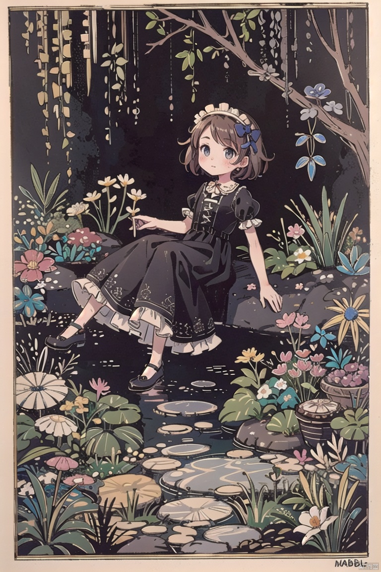  mbl,1girl,in the garden,mlb