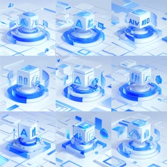 （a cloud icon), best quality, many details, 4k, blender, octane render, C4D, transparent glass texture, DDicon, blue|orange, frosted glass, transparent technology sense, industrial design, white background, studio lighting, sunshine, flat, minimal, quasi-object, axisymmetric, Data, cylinder, file,<lora:DDicon_v1_lora:1>