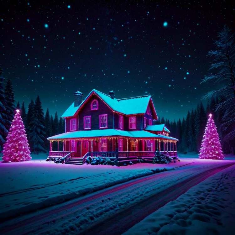 Neon Christmas Style - 基础模型1.5 + 基础模型XL by mnemic on Tensor.Art