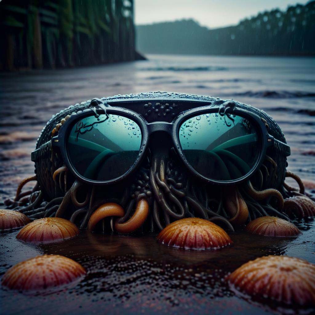 Sunglasses,  beautiful,  wet by mnemic on Tensor.Art