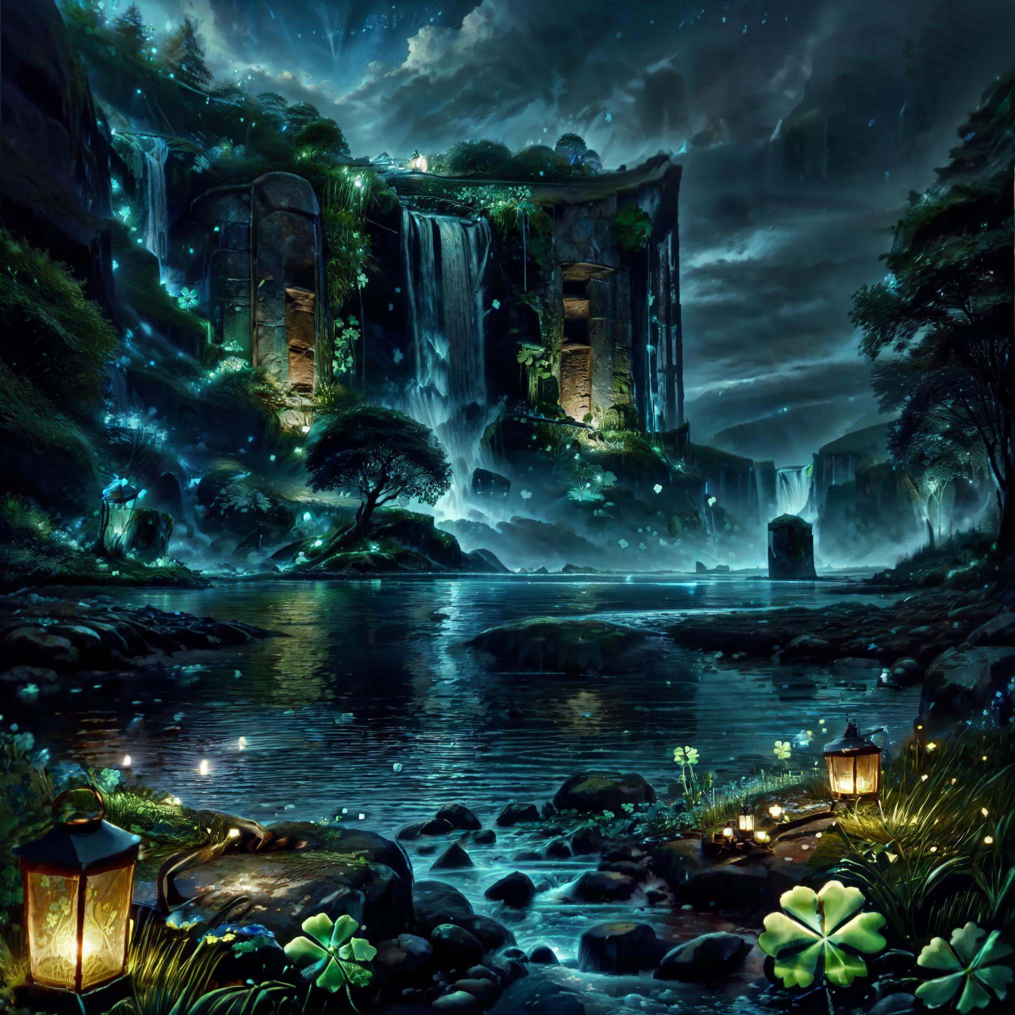 CelticLandStyle,  fantasy,  water on Tensor.Art