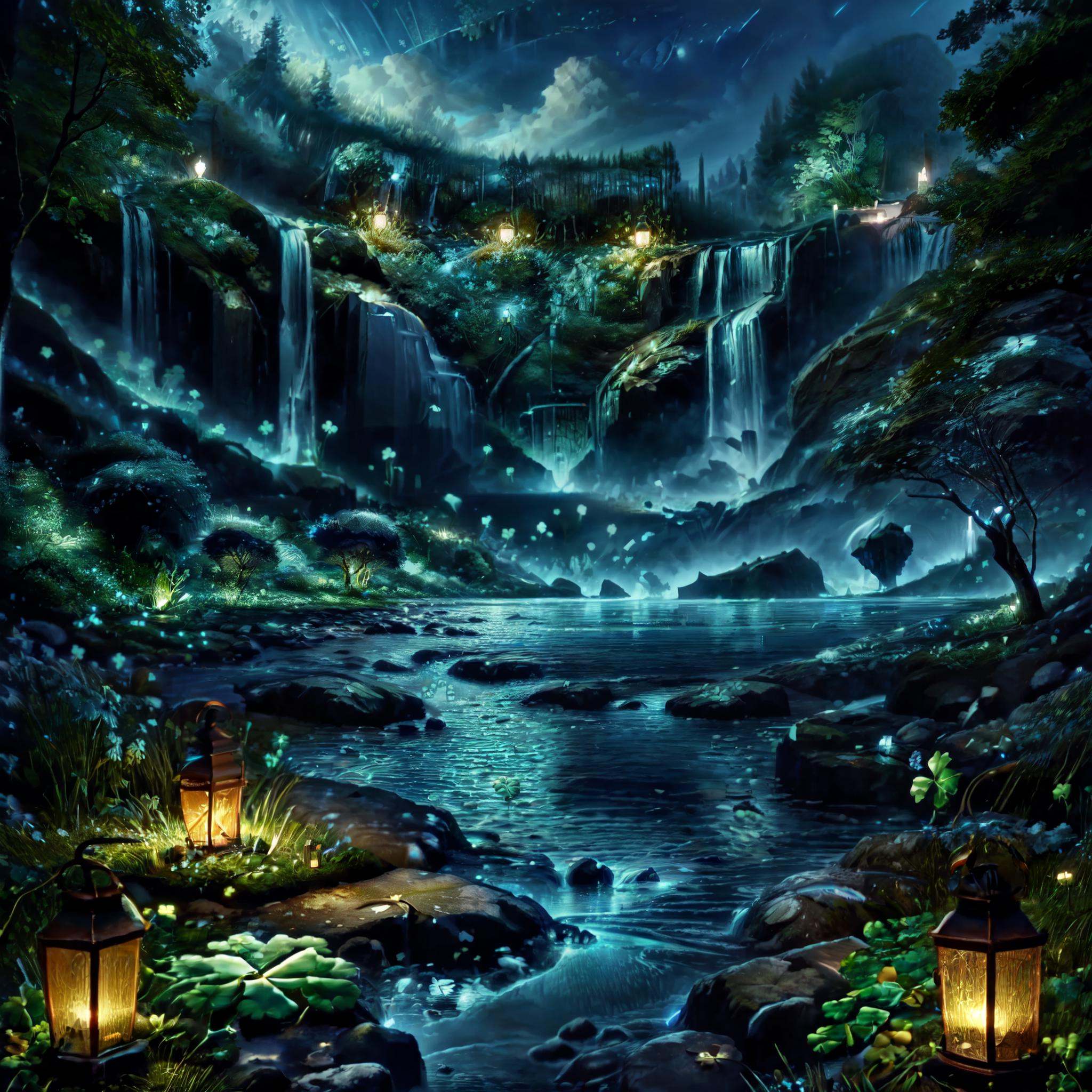 CelticLandStyle,  fantasy,  water on Tensor.Art