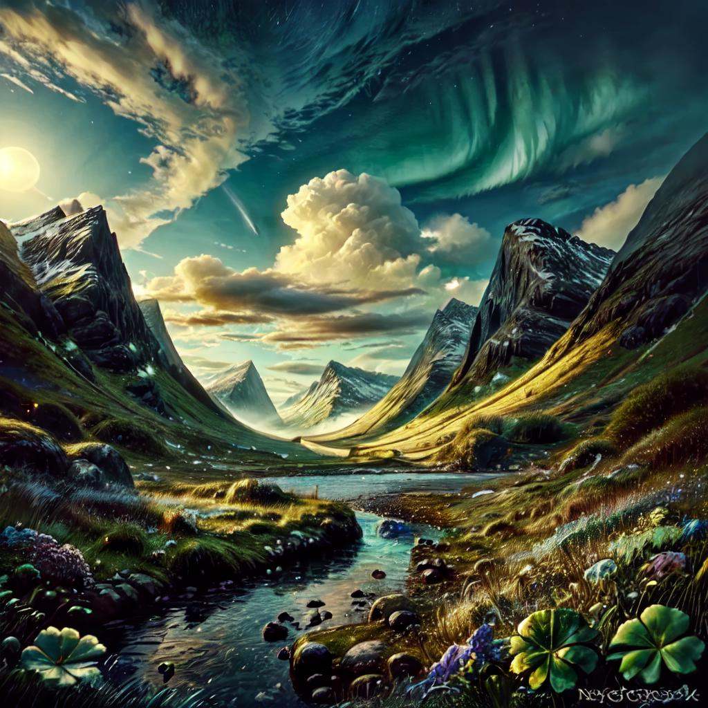 CelticLandStyle,  fantasy,  water on Tensor.Art