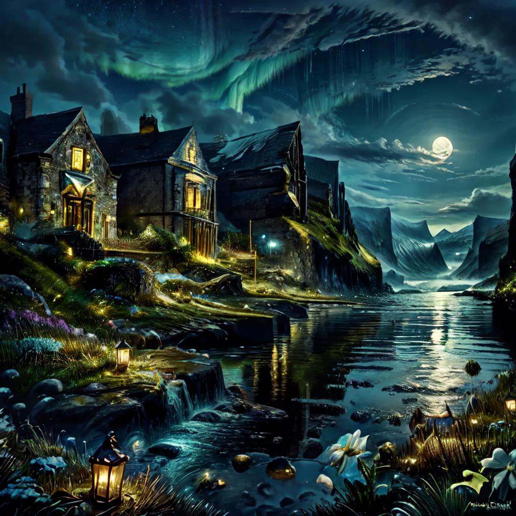 CelticLandStyle,  fantasy,  water on Tensor.Art