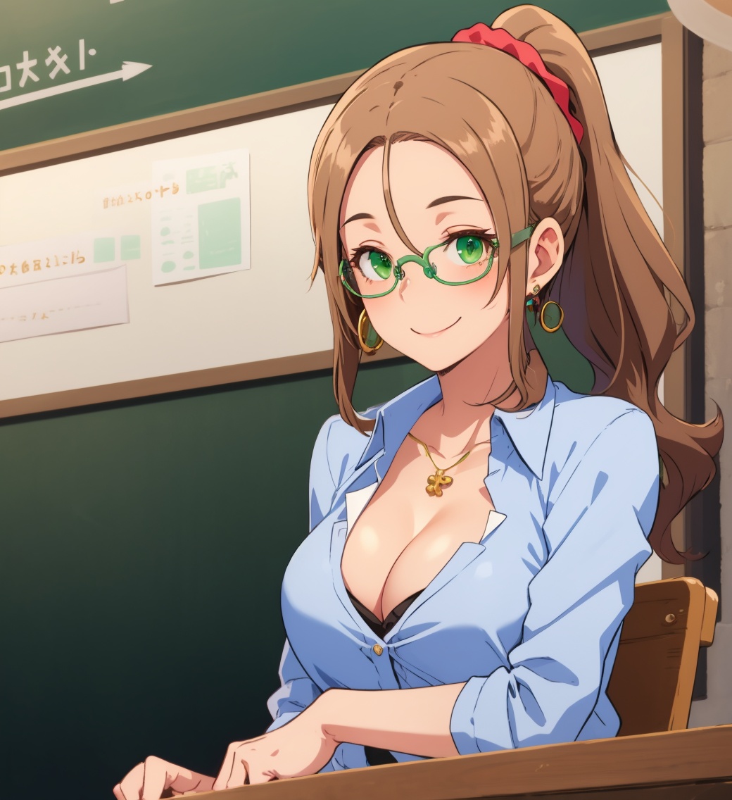 scinstrlght,  maturefemale,  high ponytail on Tensor.Art