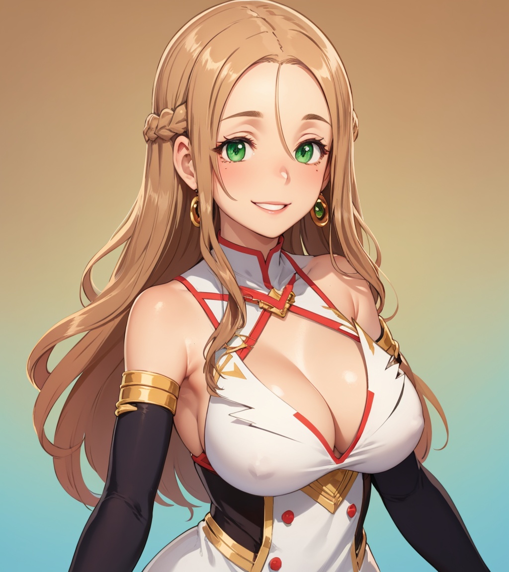 scinstrlght,  long hair,  green eyes on Tensor.Art
