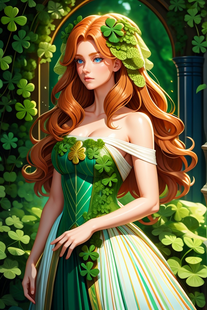 woman with long ginger hair,  standing outside of ,  HUD_shmrck on Tensor.Art