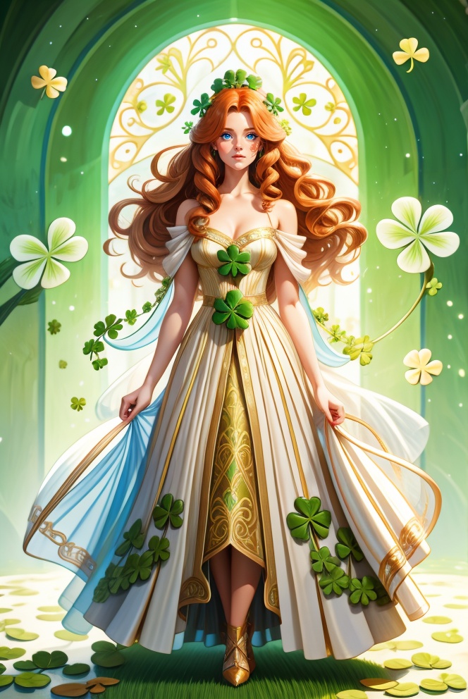 woman with long ginger hair,  standing outside of ,  HUD_shmrck on Tensor.Art