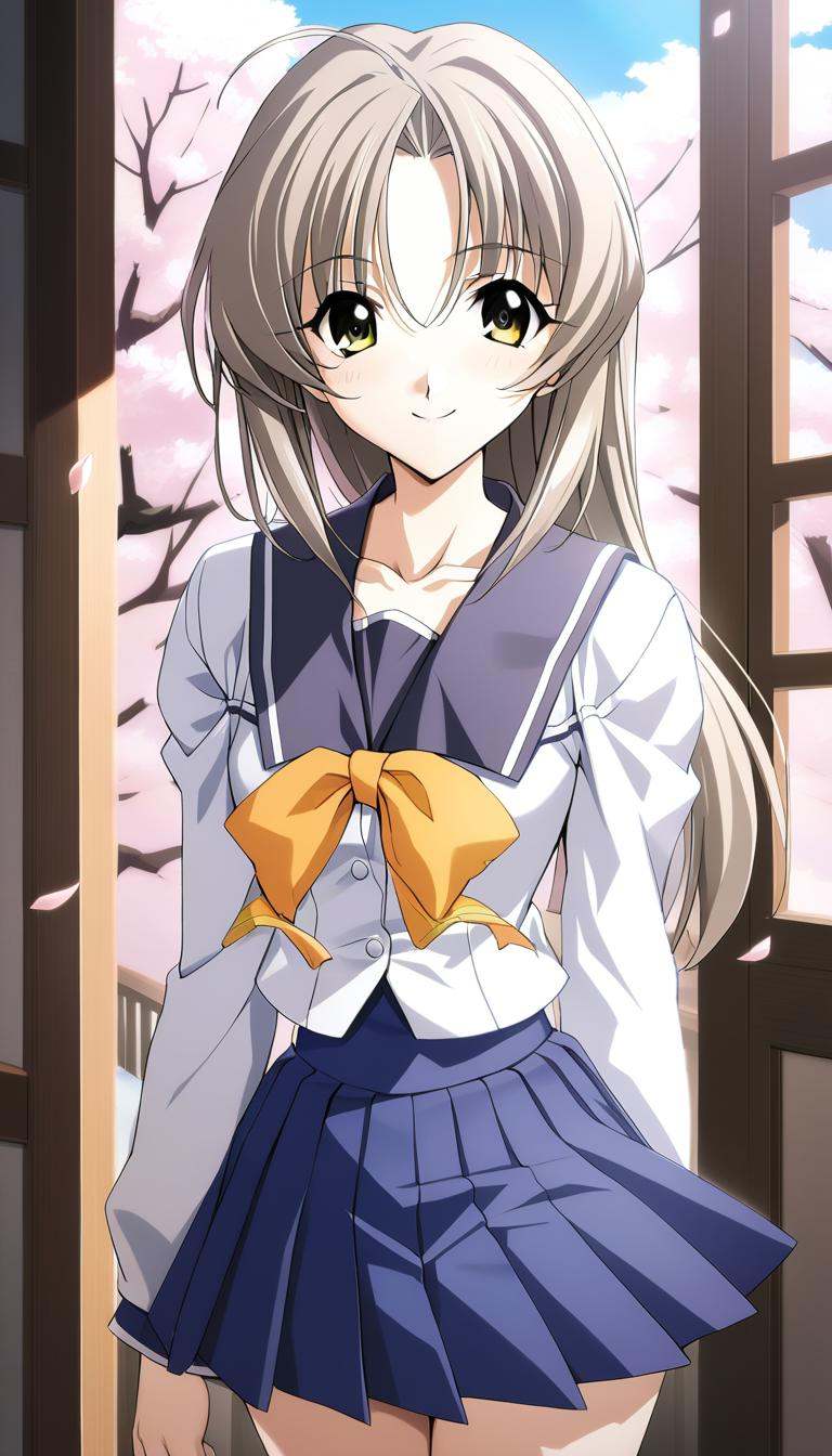 1girl,  Futami Shion,  sumisora uniform on Tensor.Art