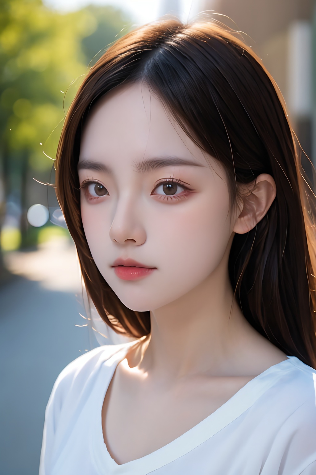 1girl,portrait,suburban scenery,closed mouth, <lora:Again_Girl_A15_1:0.8>