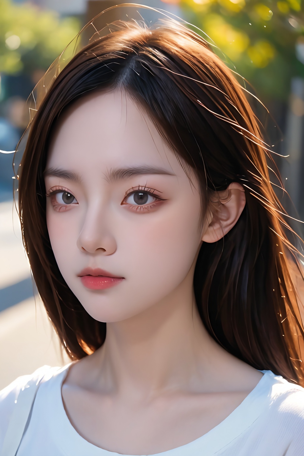 1girl,portrait,suburban scenery,closed mouth, <lora:Again_Girl_A15_1:0.8>