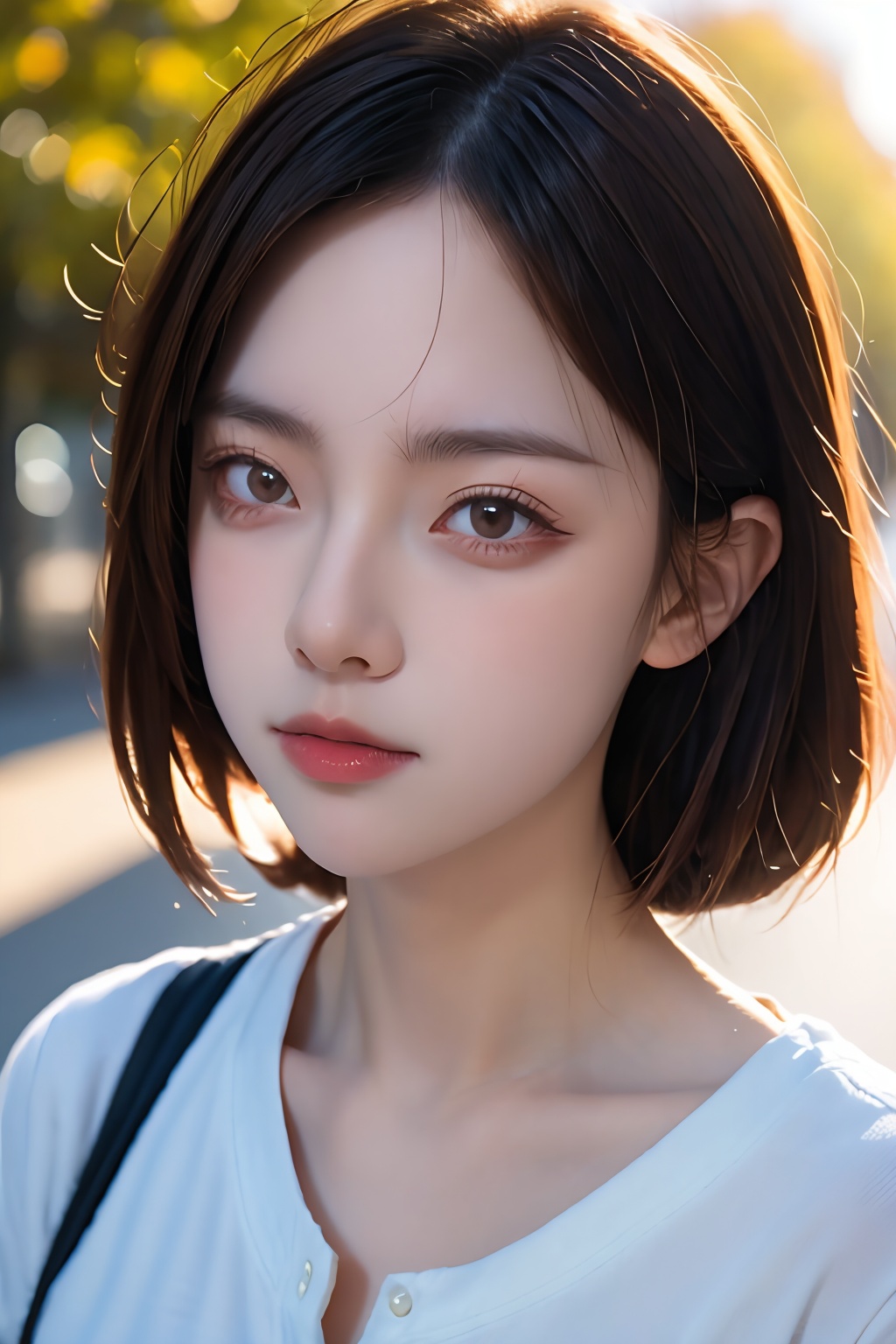 1girl,portrait,suburban scenery,closed mouth, <lora:Again_Girl_A15_1:0.8>