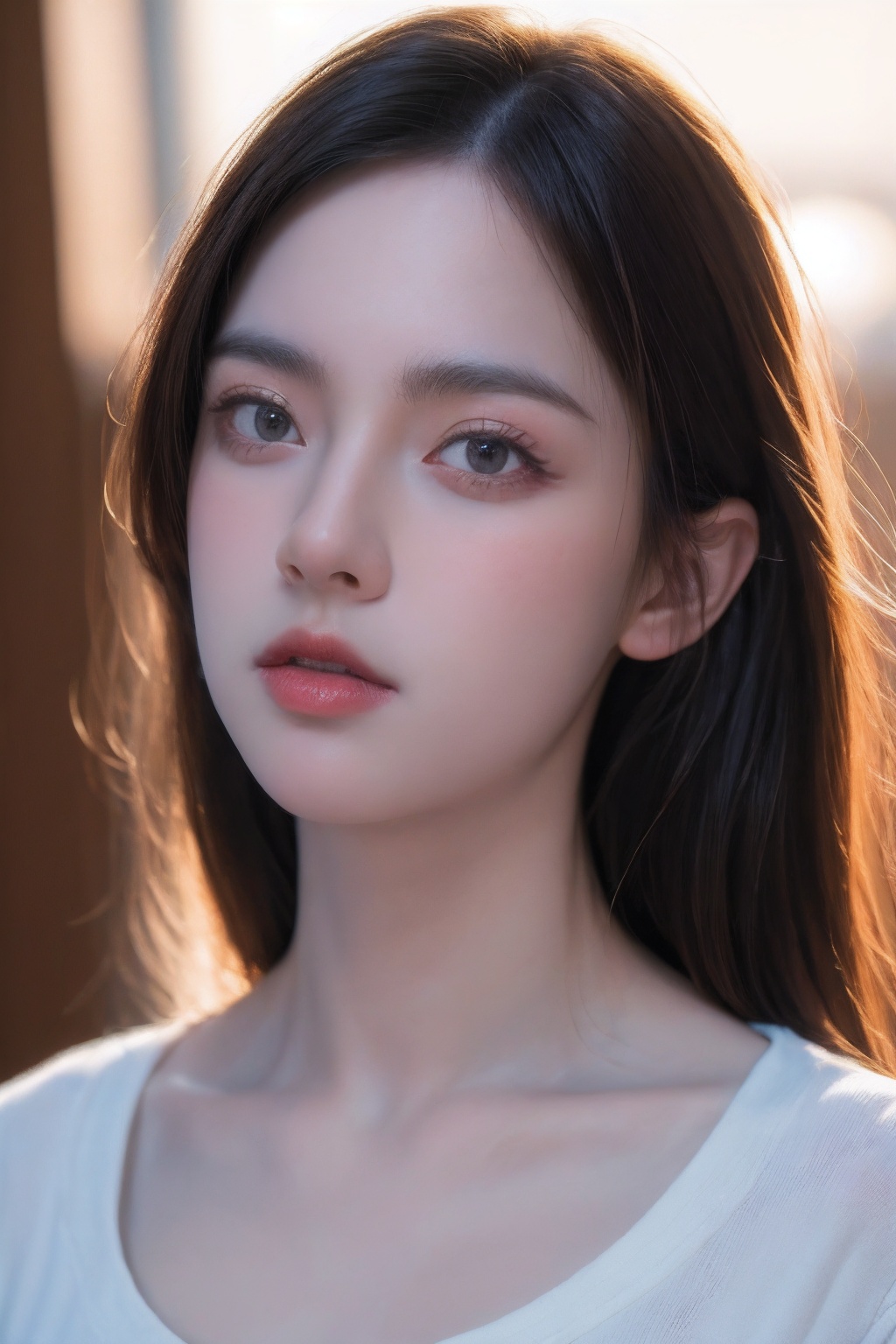 (best quality:1.4),(masterpiece:1.4),(photorealistic:1.4),(Realistic:1.2),(ultra high res, raw photo:1.4),(hdr, hyperdetailed:1.2),(8K:1.2),cinematic photo 1girl,portrait,suburban scenery,closed mouth, <lora:Again_Girl_A15_1:0.7>,
