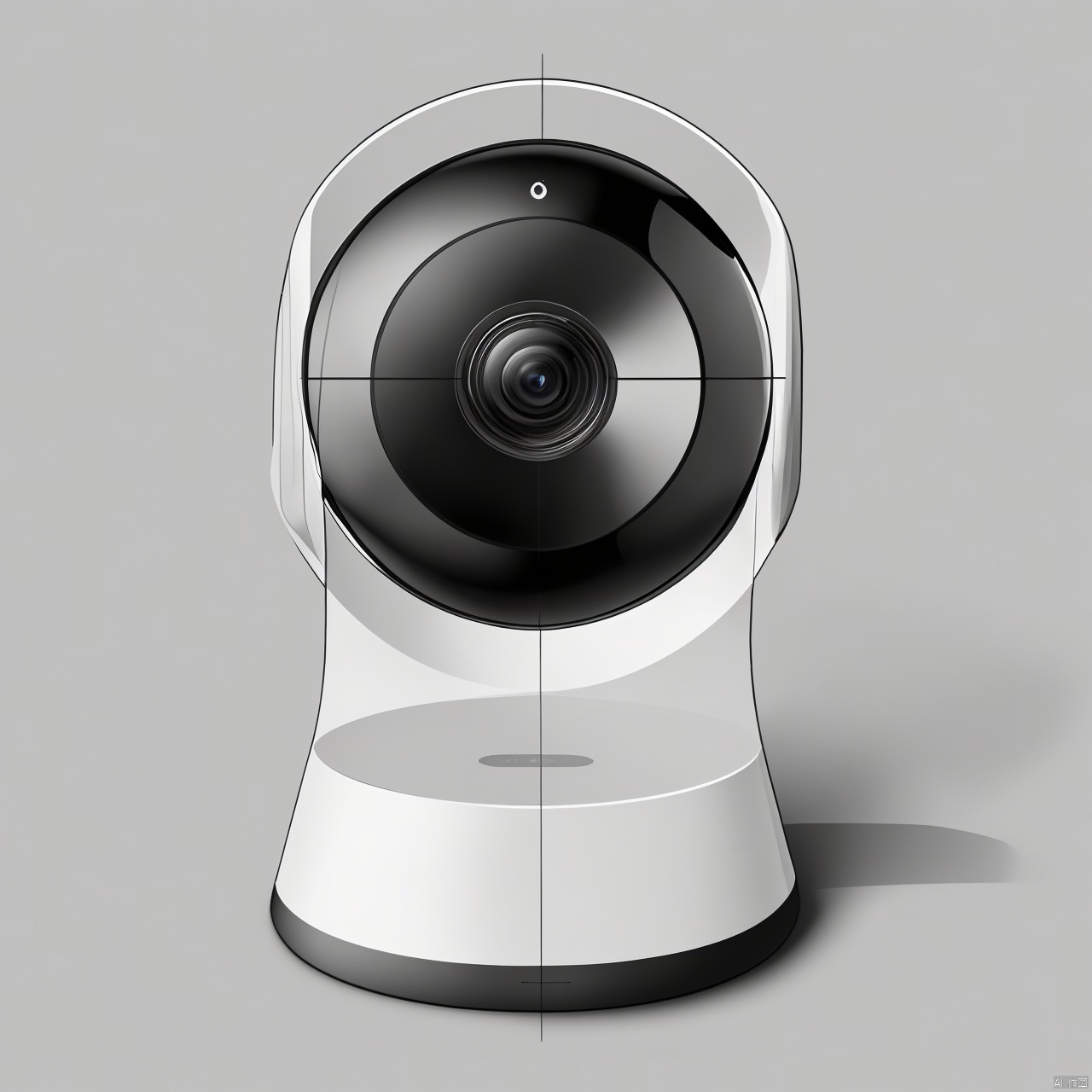 webcam design, simple background, white background, monochrome, comic, greyscale, no humans, sex toy, still life, Product Design Sketch