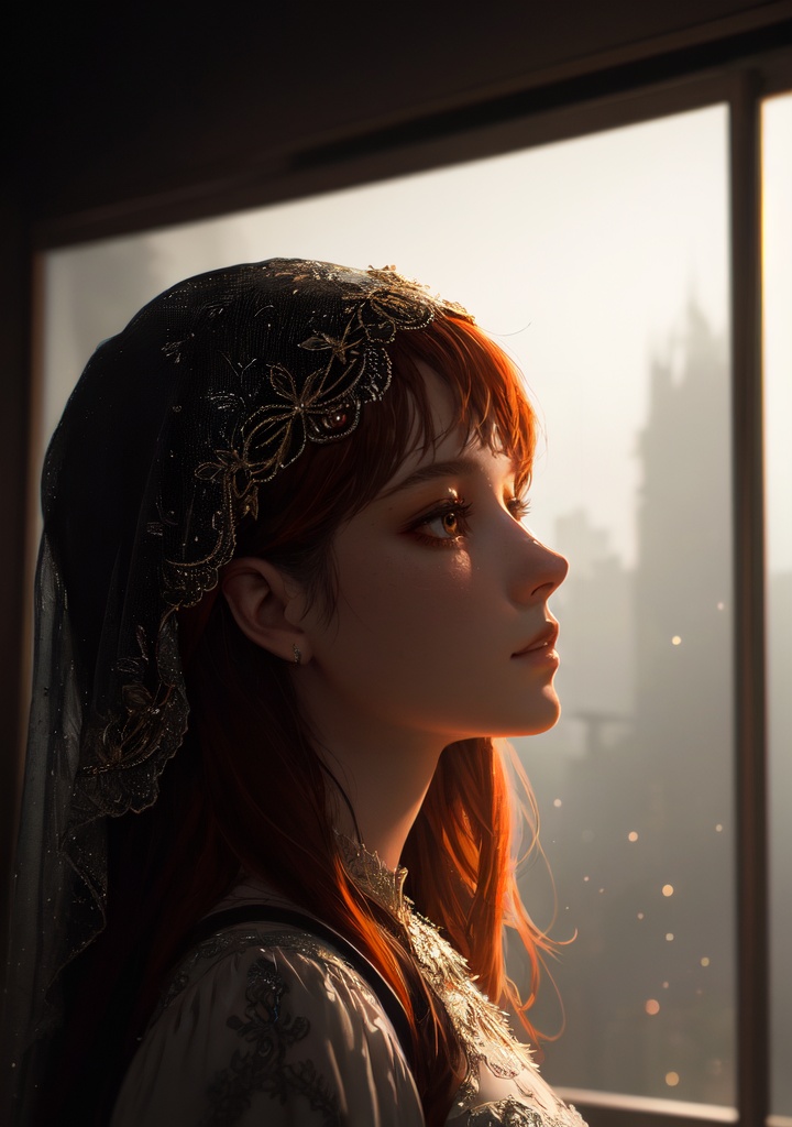 (woman Fairy),  Story,  bride posing under a fairy tale on Tensor.Art