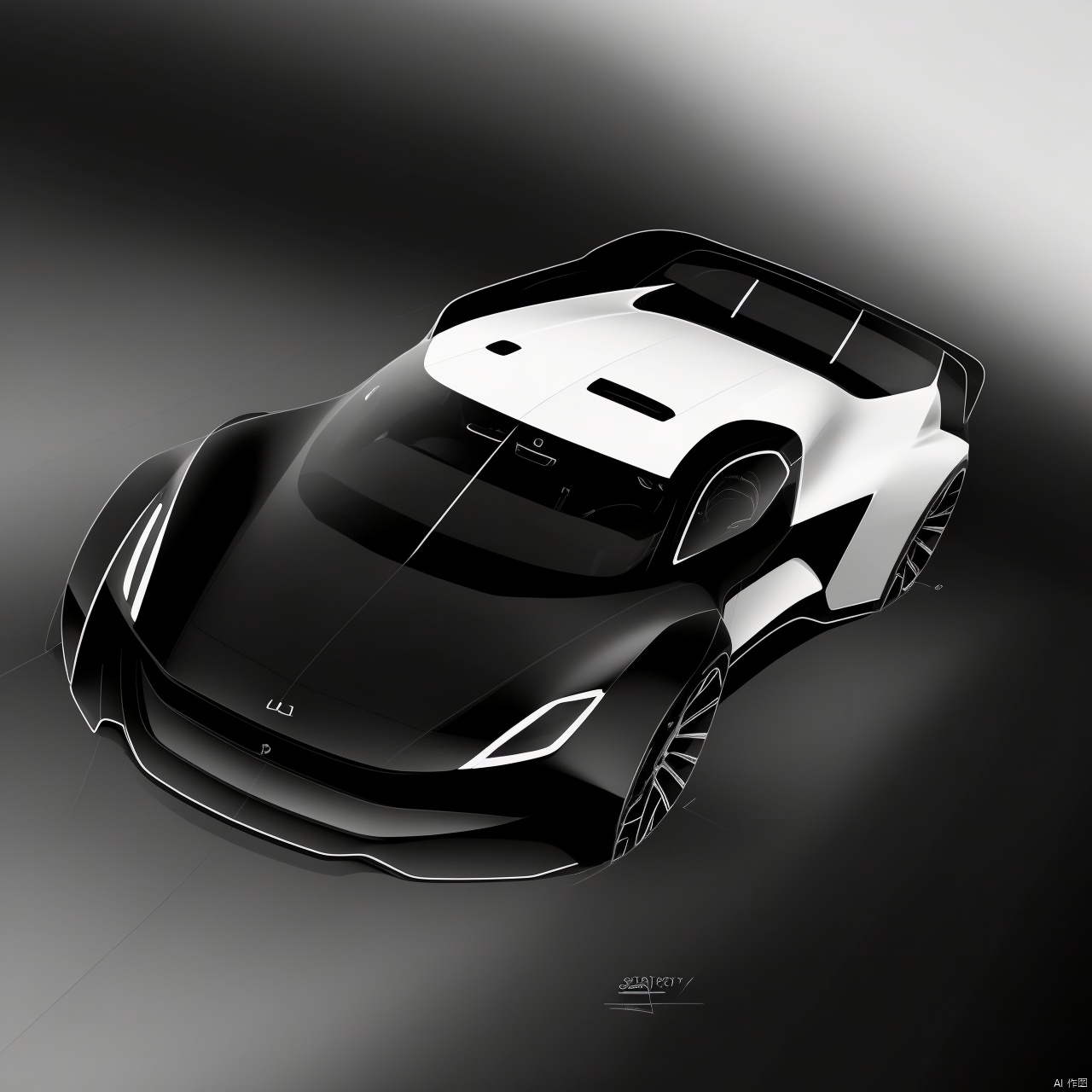  monochrome, greyscale, sketch, military, no humans, mecha, science fiction, aircraft, military vehicle, airplane, vehicle focus, jet, fighter jet, syd_hardy,industrial design hand-drawn sketches, line drawings, pencil sketches.white background, Concept Car Design,syd_hardy白1