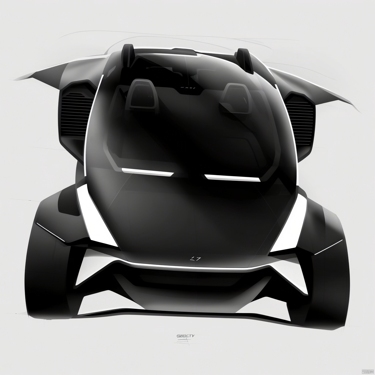  monochrome, greyscale, sketch, military, no humans, mecha, science fiction, aircraft, military vehicle, airplane, vehicle focus, jet, fighter jet, syd_hardy,industrial design hand-drawn sketches, line drawings, pencil sketches.white background, Concept CarDesign,syd_hardy白1