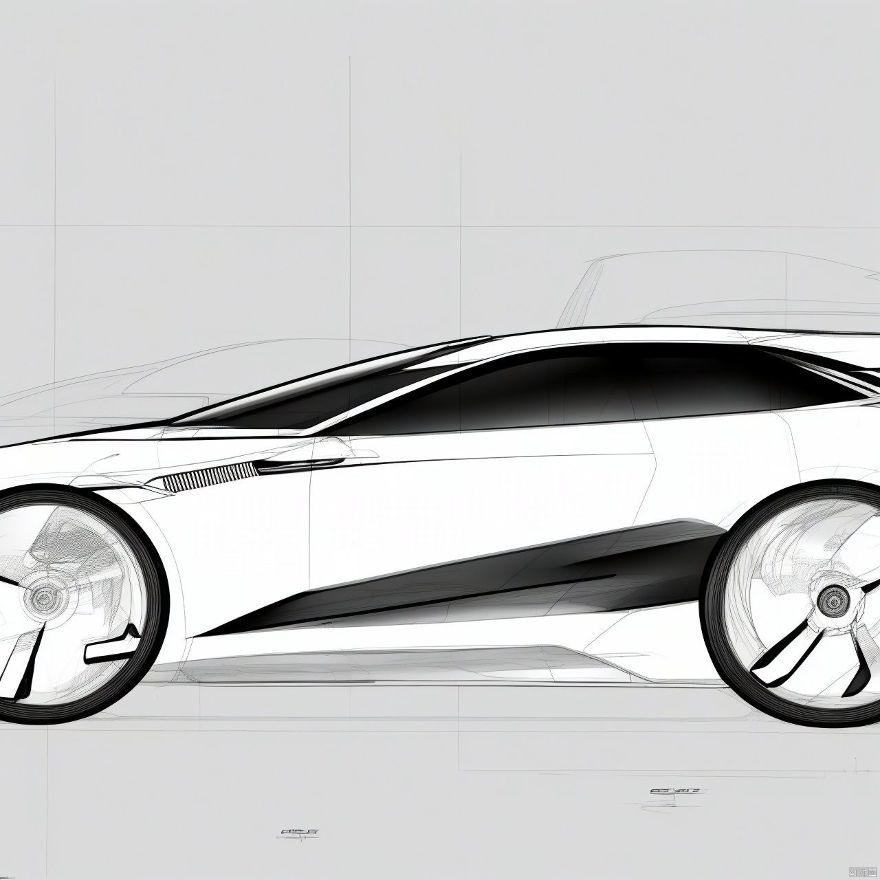  monochrome, greyscale, sketch, military, no humans, mecha, science fiction, aircraft, military vehicle, airplane, vehicle focus, jet, fighter jet, syd_hardy,industrial design hand-drawn sketches, line drawings, pencil sketches.white background, Concept Car Design,line drawings,pencil sketches