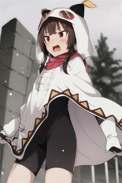megumin,  kono subarashii sekai ni shukufuku wo!,  standing on Tensor.Art