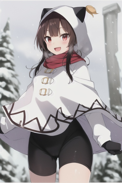 megumin,  kono subarashii sekai ni shukufuku wo!,  standing on Tensor.Art