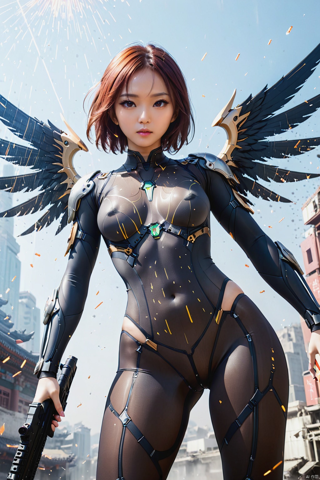 jiqing,  1girl,  medium breasts on Tensor.Art