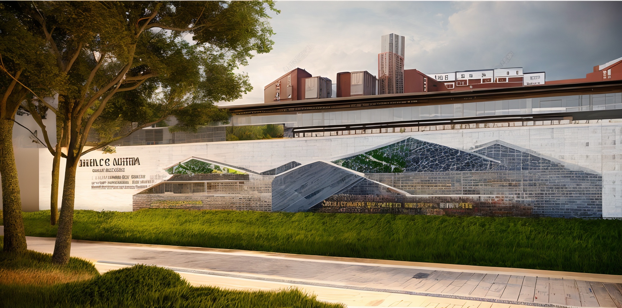 rural landscape wall,<lora:xiangcun 3:0.8>,cultural wall,propaganda of party building culture,