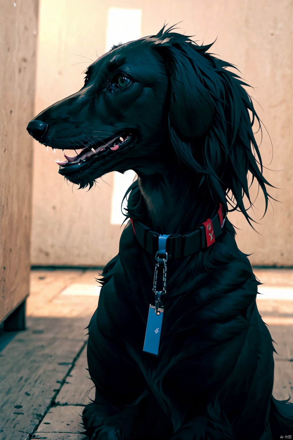  absurdres,absurdres,realistic,(full_shot:1.8), solo, Dog_xiquan