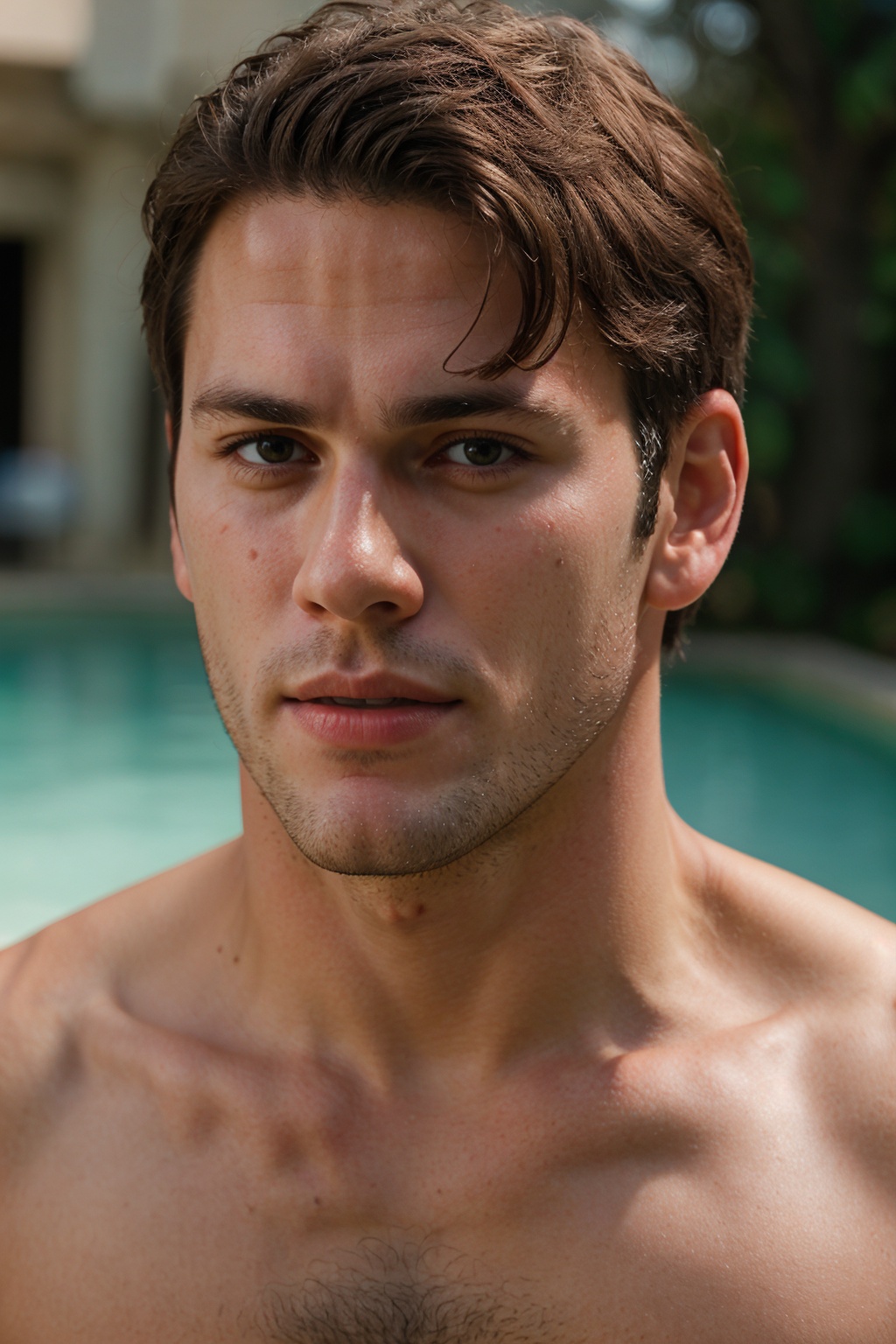 Realistic photography ,  Handsome Men close up on Tensor.Art