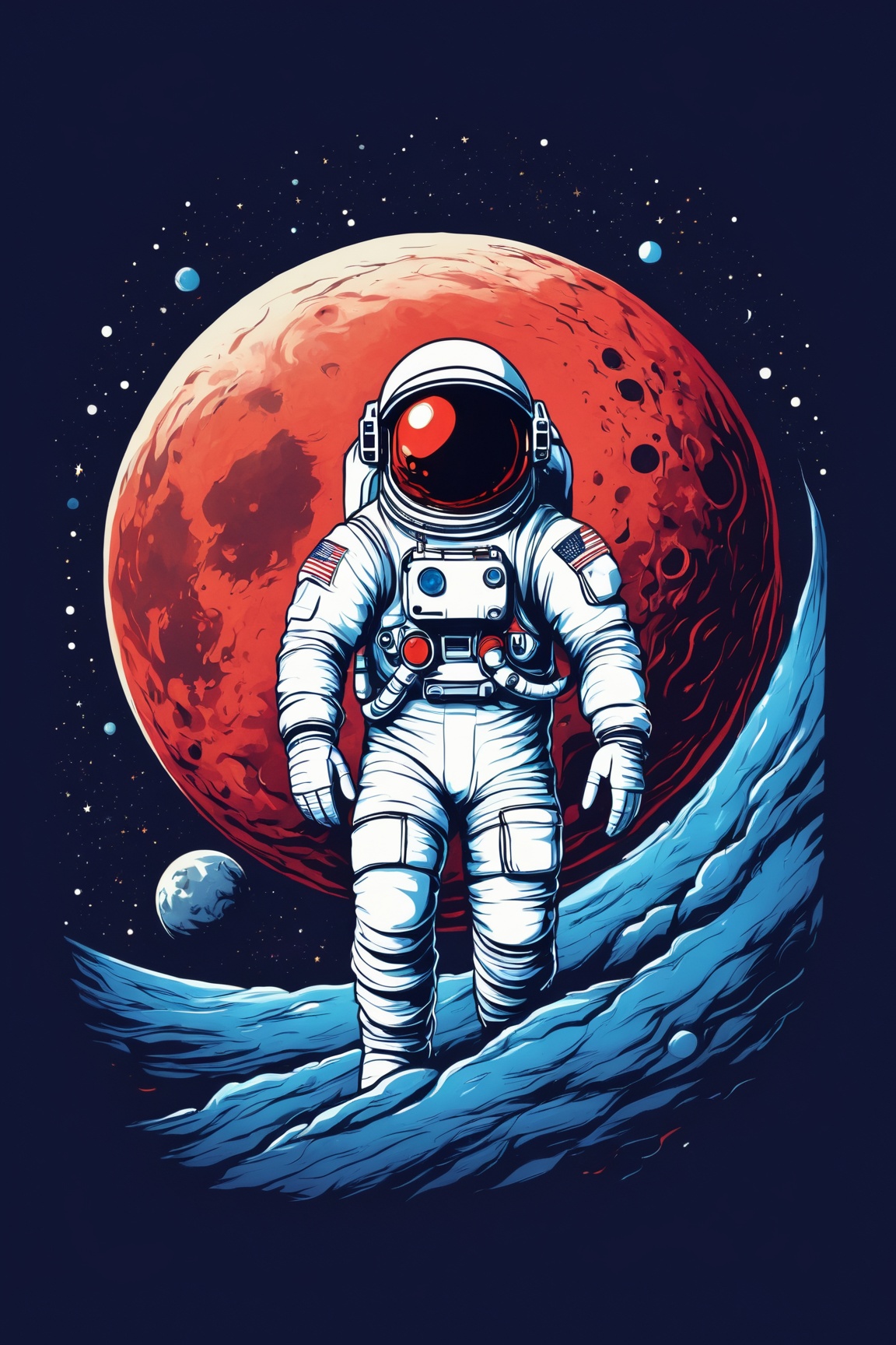 ultra-detailed,  T-shirt design,  illustration on Tensor.Art