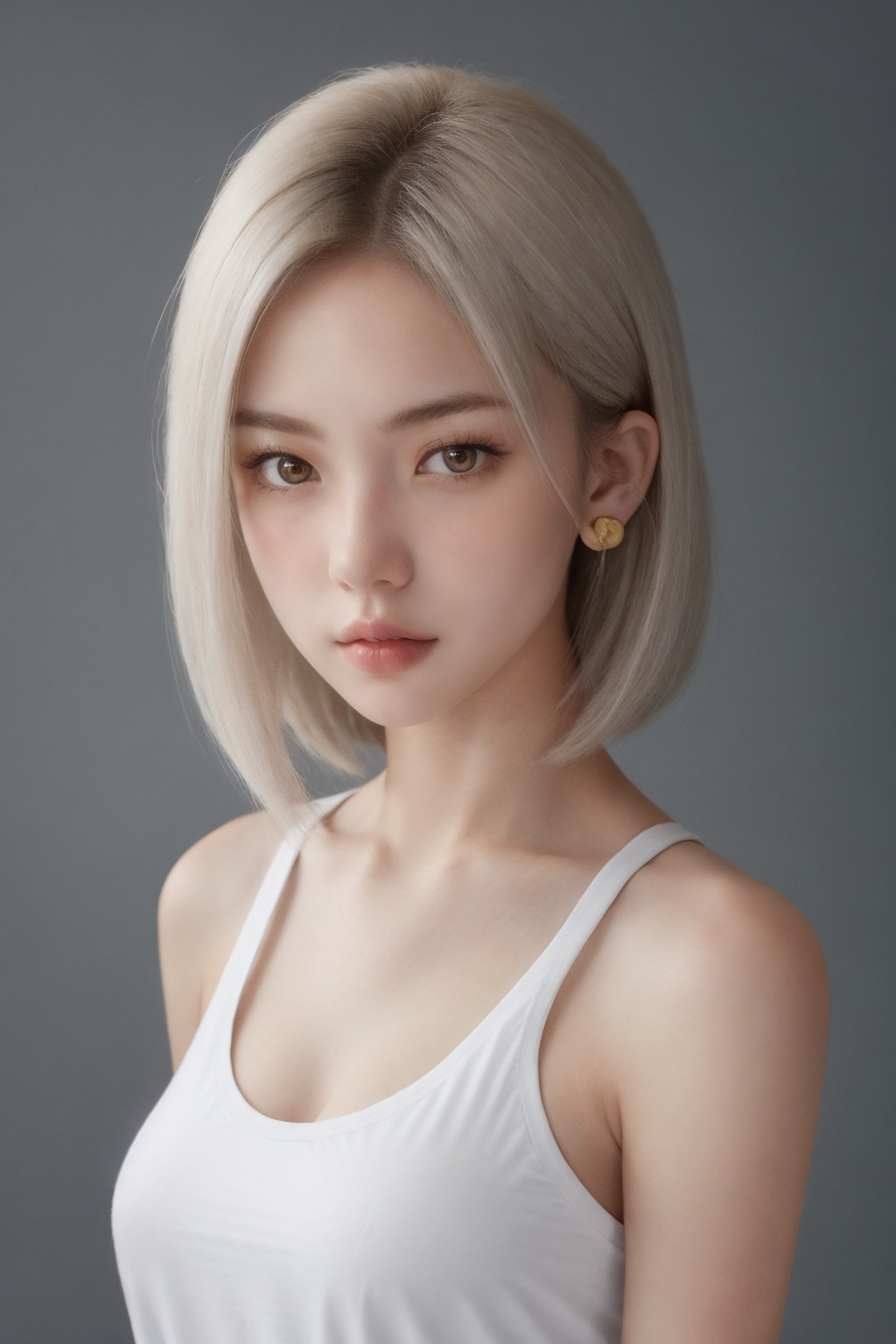 1girl,  solo,  (straight face picture) on Tensor.Art
