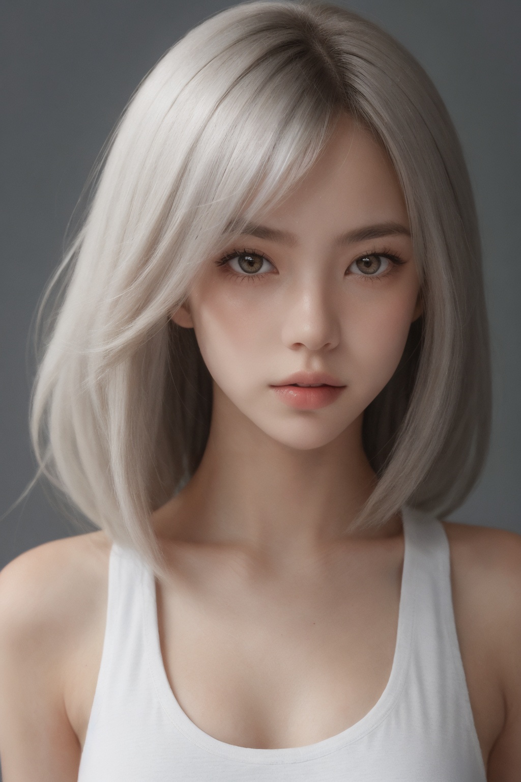 1girl,  solo,  (straight face picture) on Tensor.Art