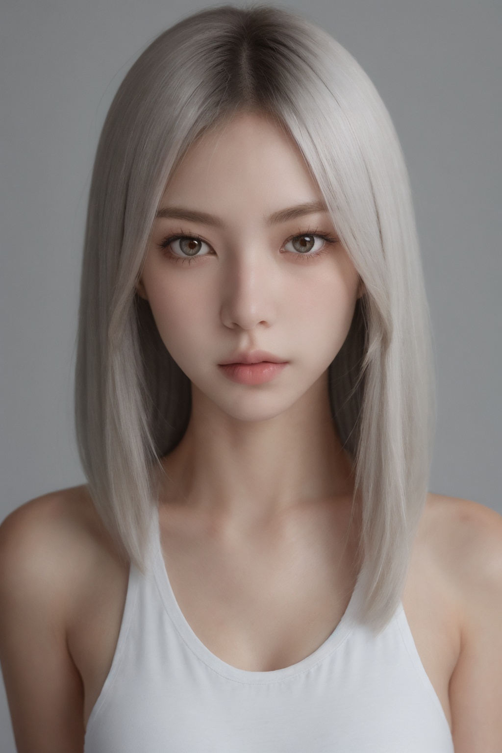 1girl,  solo,  (straight face picture) on Tensor.Art