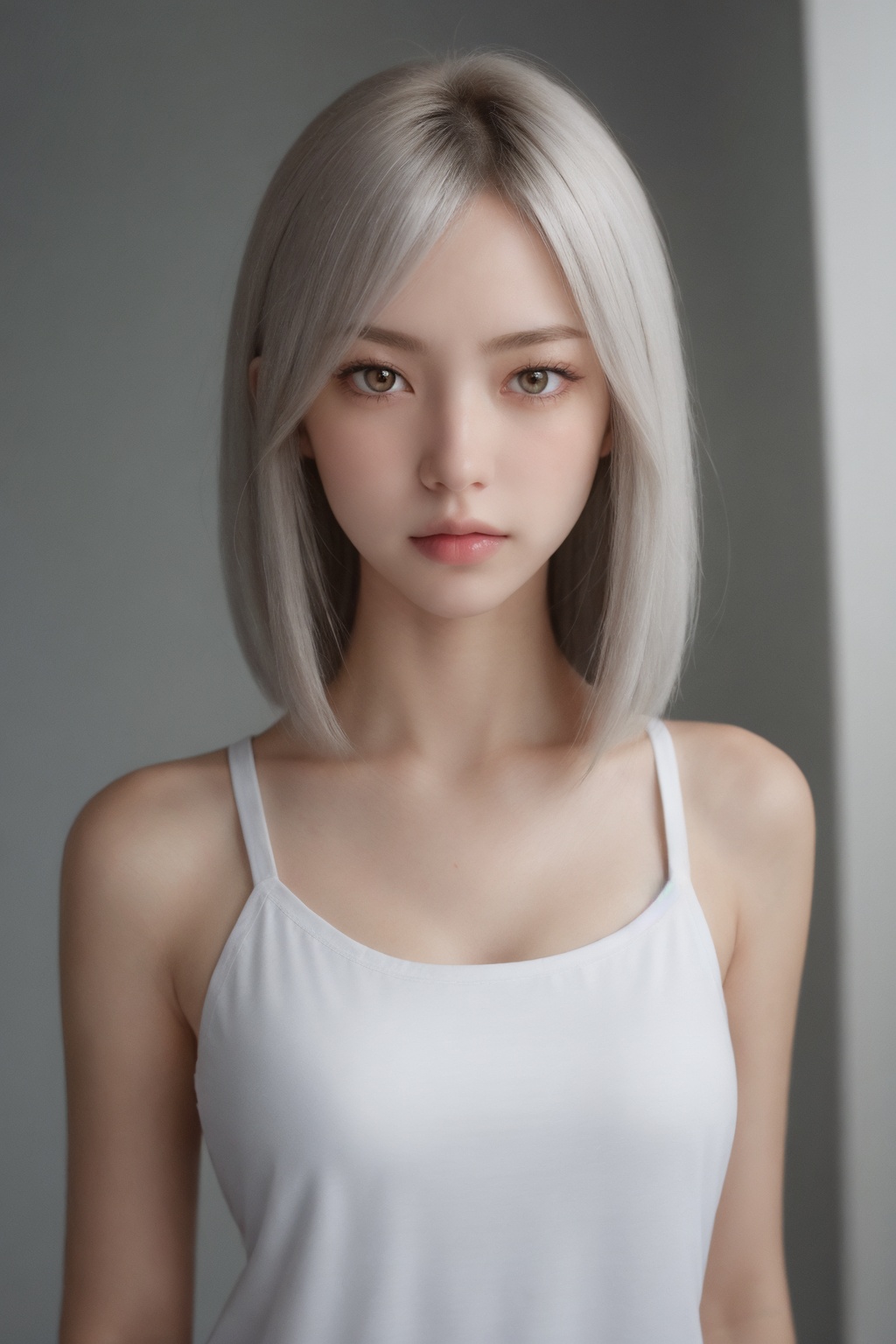 1girl,  solo,  (straight face picture) on Tensor.Art