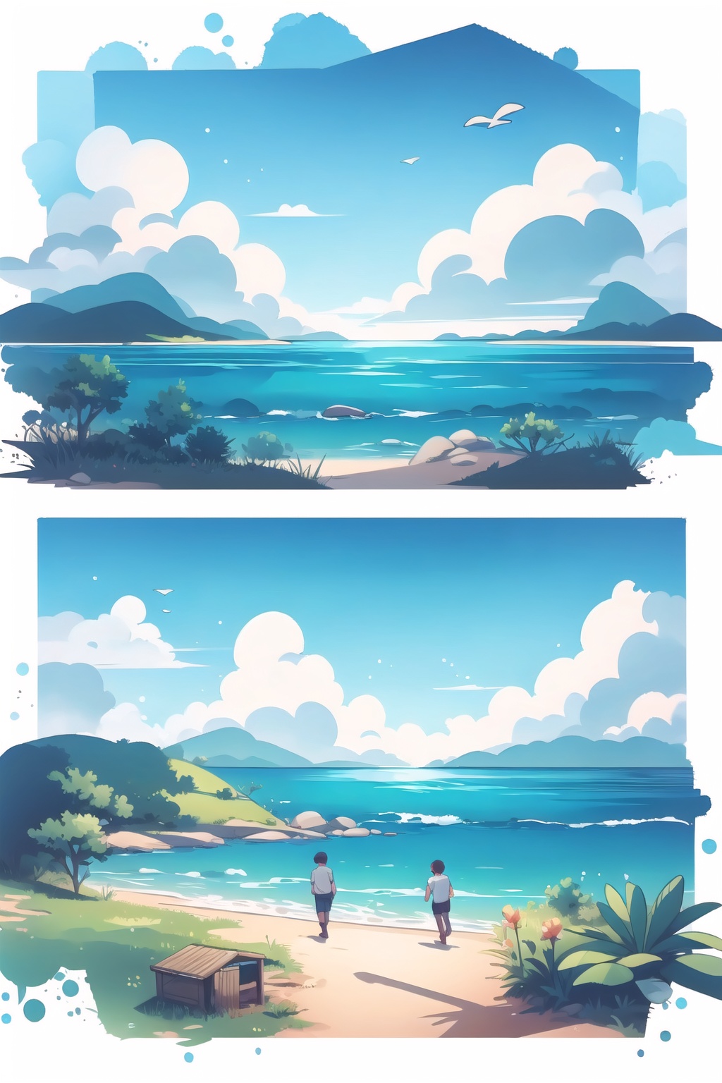 island,  outdoors,  WtrClr on Tensor.Art