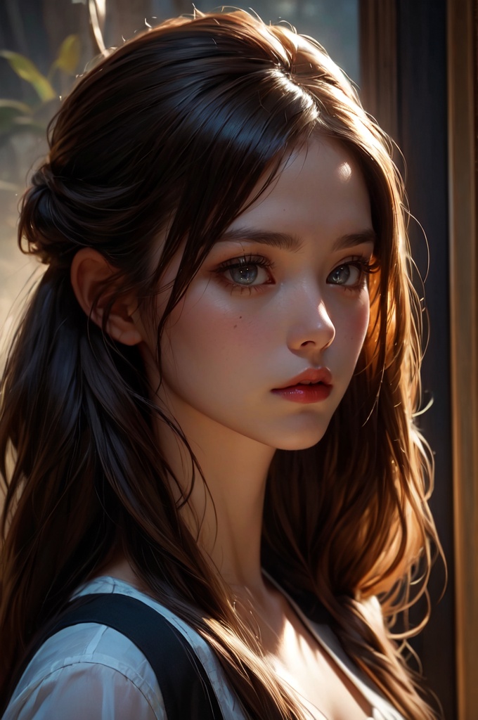 High quality,  8K Ultra HD,  hyper-realistic portrait of a captivating woman on Tensor.Art