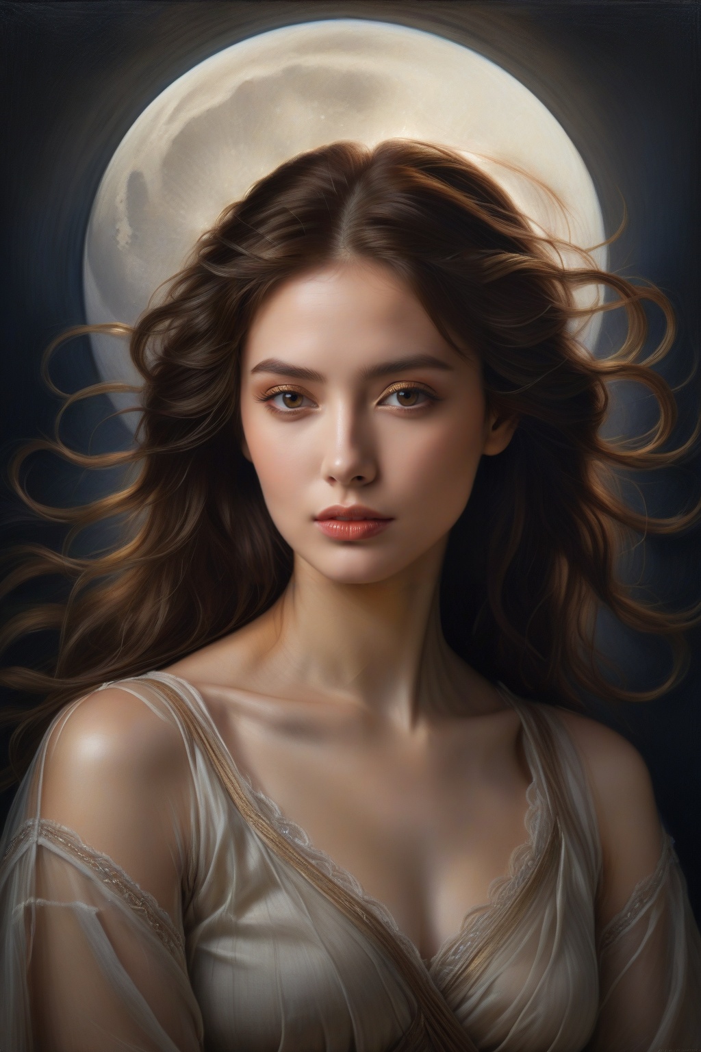 High quality,  8K Ultra HD,  hyper-realistic portrait of a captivating woman on Tensor.Art