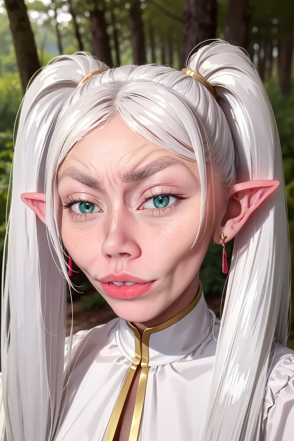 1girl,  solo,  elf on Tensor.Art