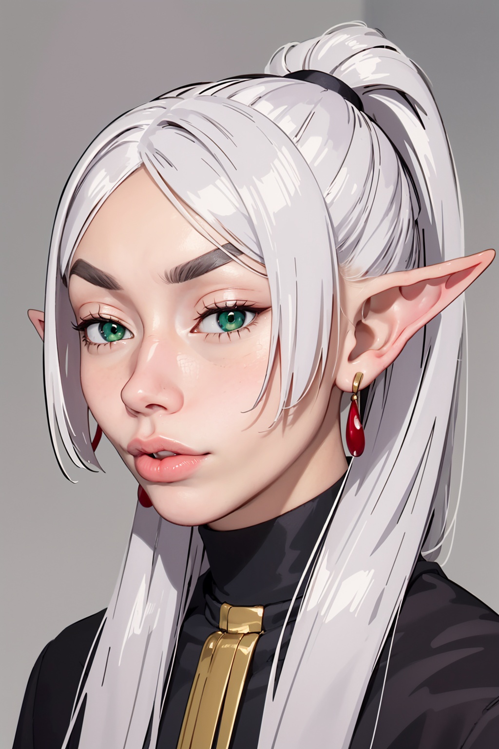 1girl,  solo,  elf on Tensor.Art