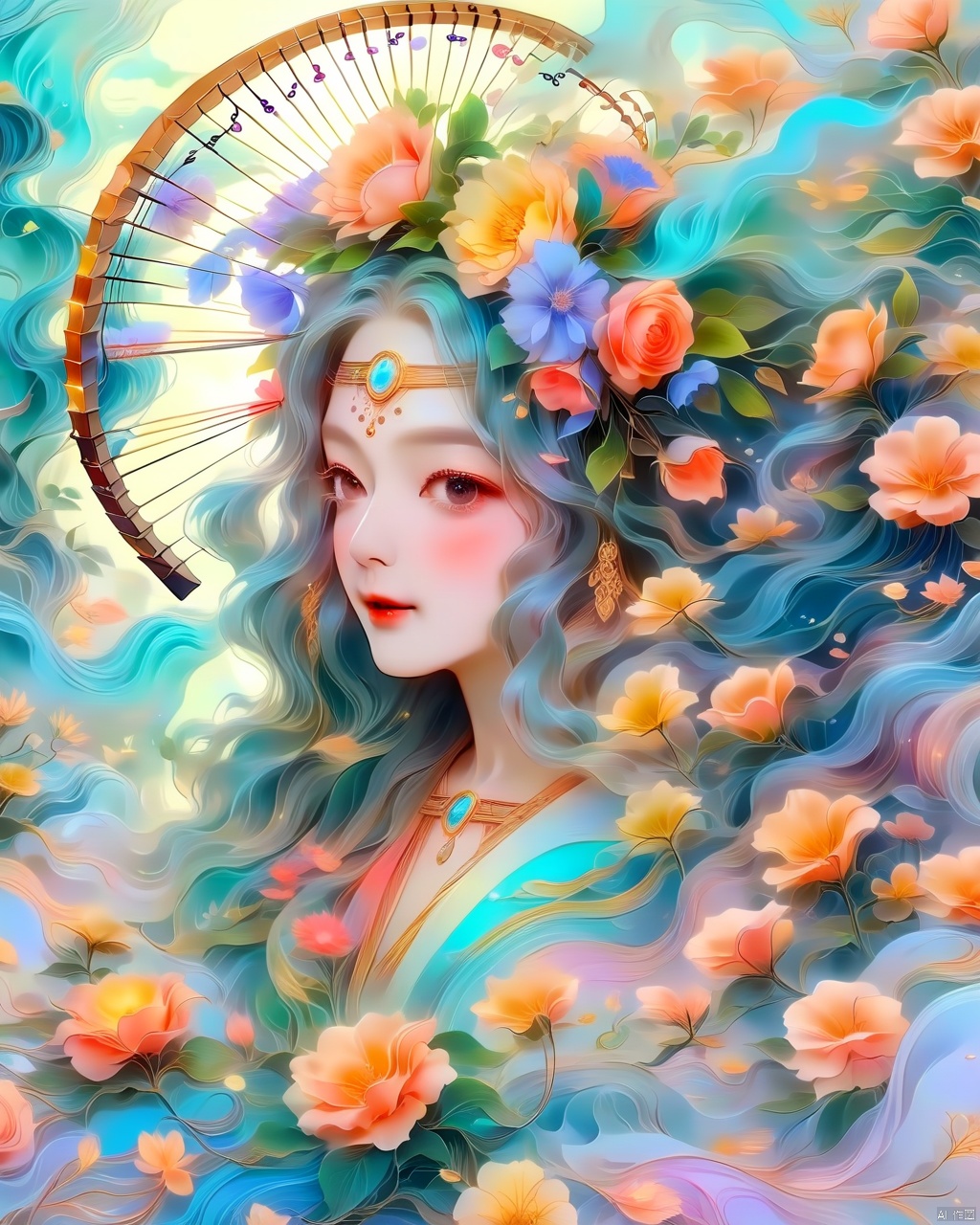  Dark Moody Atmosphere, (Knolling Photography:0.8),(AriaSunflower艾莉娅·向日葵Aria a radiant bard from the sun kissed meadows of Summerglade adorns herself in colorful flowing garments armed with a lyrical harp she spreads joy and harmony her human lineage reflected in her warm sunlit complexion:2.1),(muscular male:1.1),