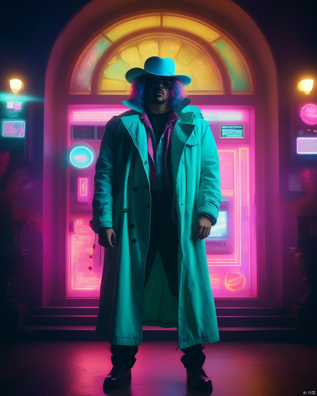 vaporwave style grunge style,Swashbuckler 浪荡子Swashbucklers navigate high seas and intrigue filled ports in fantasy realms embodying charisma and daring Clad in flamboyant attire they wield rapiers or pistols engaging in duels amidst bustling taverns or moonlit harb,(muscular male:1.1),(fullbody:0.7),,,(backlighting:1.1),fullbody,cinematic lighting,(full_shot:0.2),high quality,masterpiece,(glass shiny (textured skin):0.2),high details,(back:0.8),realistic style,light and shadow,fullbody,(photography:1.6),(realistic style:1.7),(burly:0.8),(reality:1.4),(fullbody:1.8),highly detailed,,whole body,,(panoramic photo:0.1),(muscular:1.1),(magic:0.6),(fantasy:0.3),. textured,distressed,vintage,edgy,punk rock vibe,, . retro aesthetic, cyberpunk, vibrant, neon colors, vintage 80s and 90s style, highly detailed
