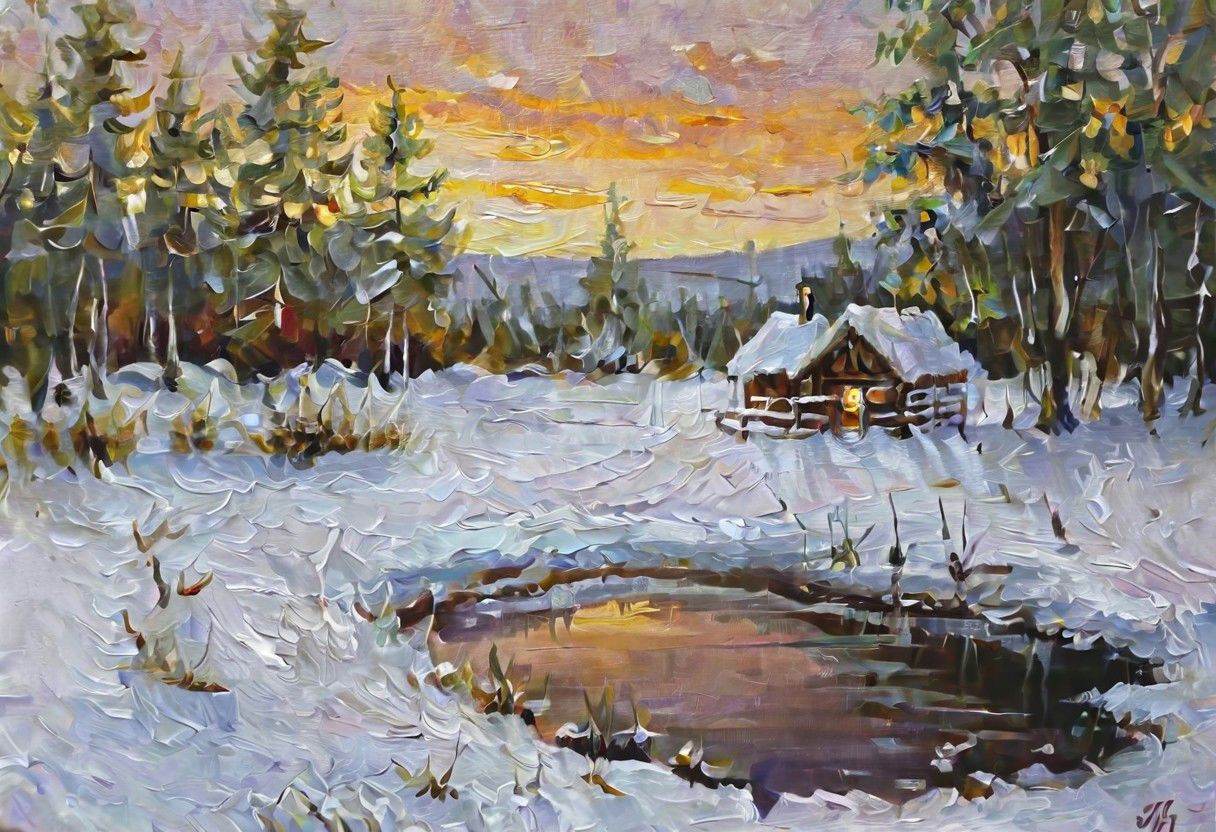 Picture a snowy forest where white stretches out beneath the cold grasp of winter,  transforming it into a true wonderland...
