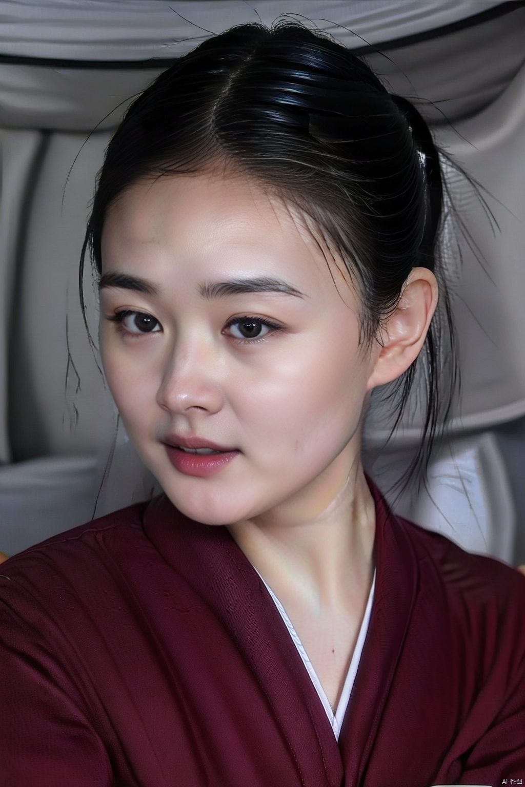 (1girl:1.3),(best quality, masterpiece, ultra-high resolution, 4K, HDR, UHD, 64K, official art), (photorealistic:1.3), (realistic:1.3), depth of field, (portrait:1.3),(sfw:1.4),, nanhang, no makeup