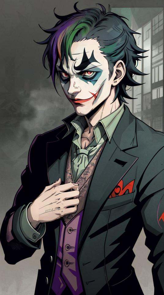((Vector)),  ((Anime style)),  A Joker\(Joker 2019\) on Tensor.Art
