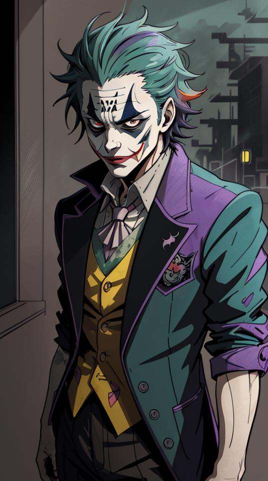 ((Vector)),  ((Anime style)),  A Joker\(Joker 2019\) on Tensor.Art