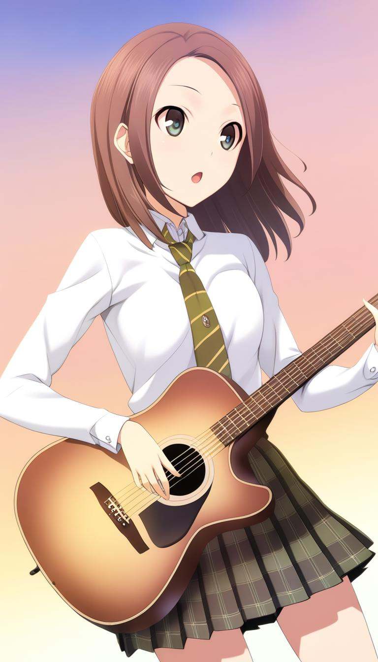 1girl,  Kodou Shiina,  school uniform on Tensor.Art