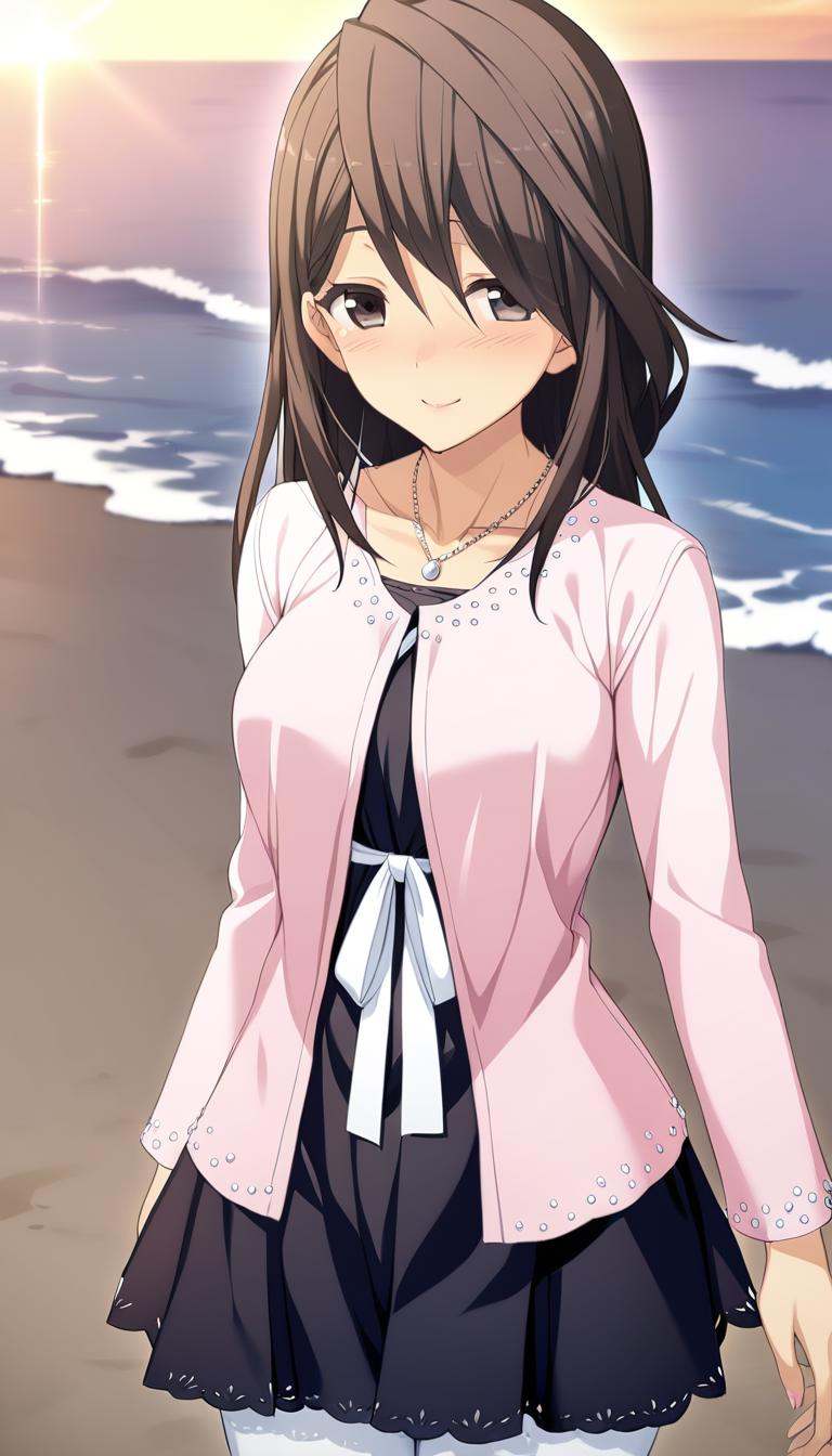 1girl,  miki kotori,  pink jacket on Tensor.Art
